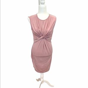 Asos lavender maternity twist keyhole dress Sz 4